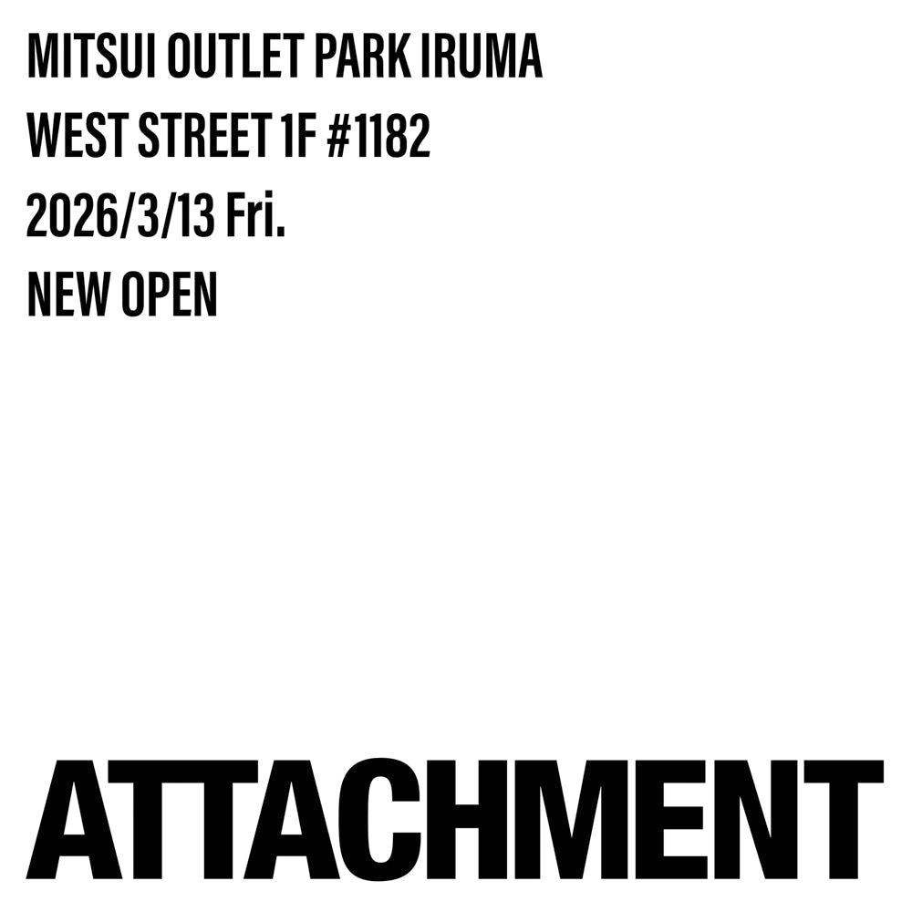 3/13〜8/30 三井アウトレットパーク入間にて期間限定POP-UP STOREを開催
