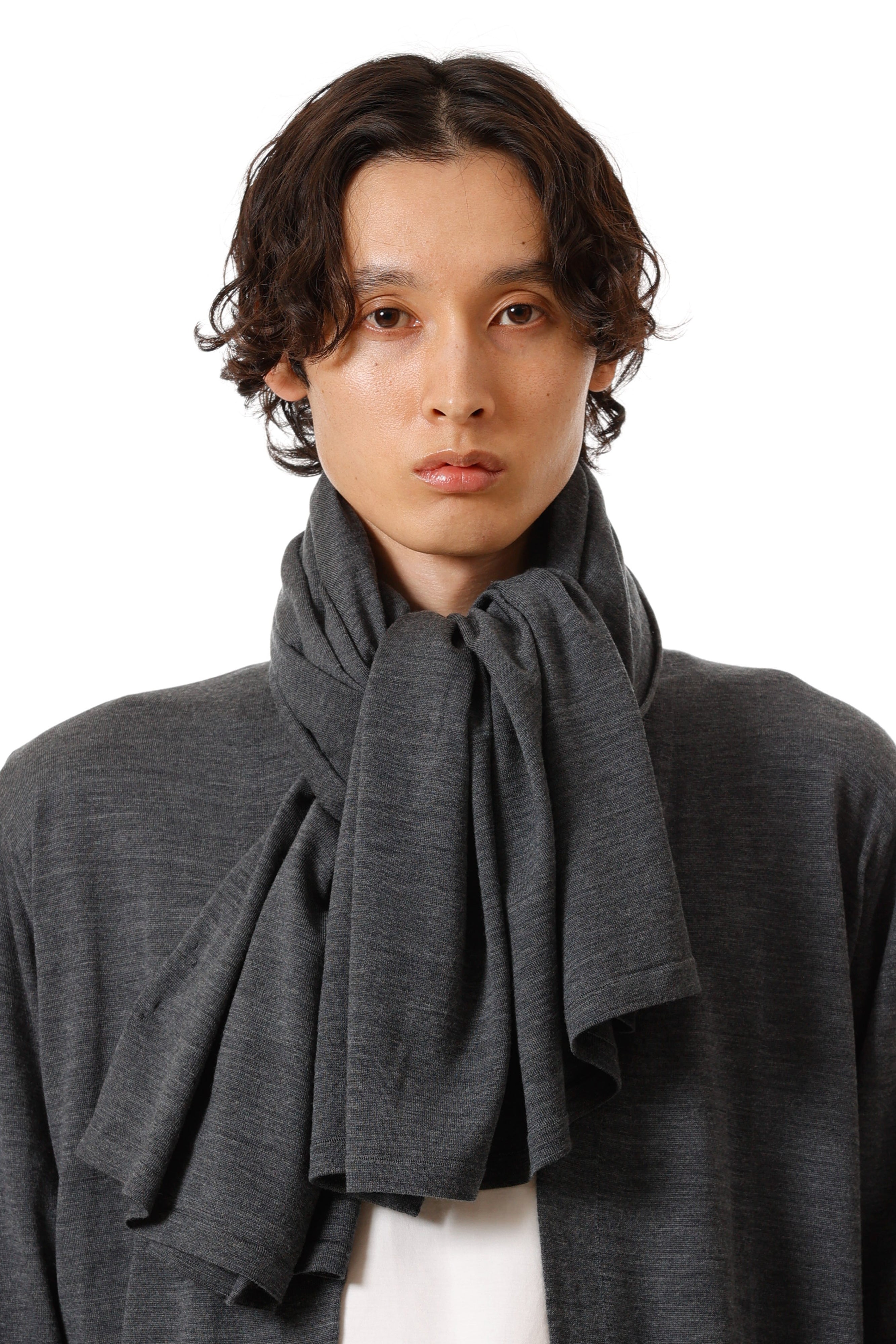 限定商品 × JOHN SMEDLEY MERINO EXTRAFINE WIDE STOLE〔AA52-007〕