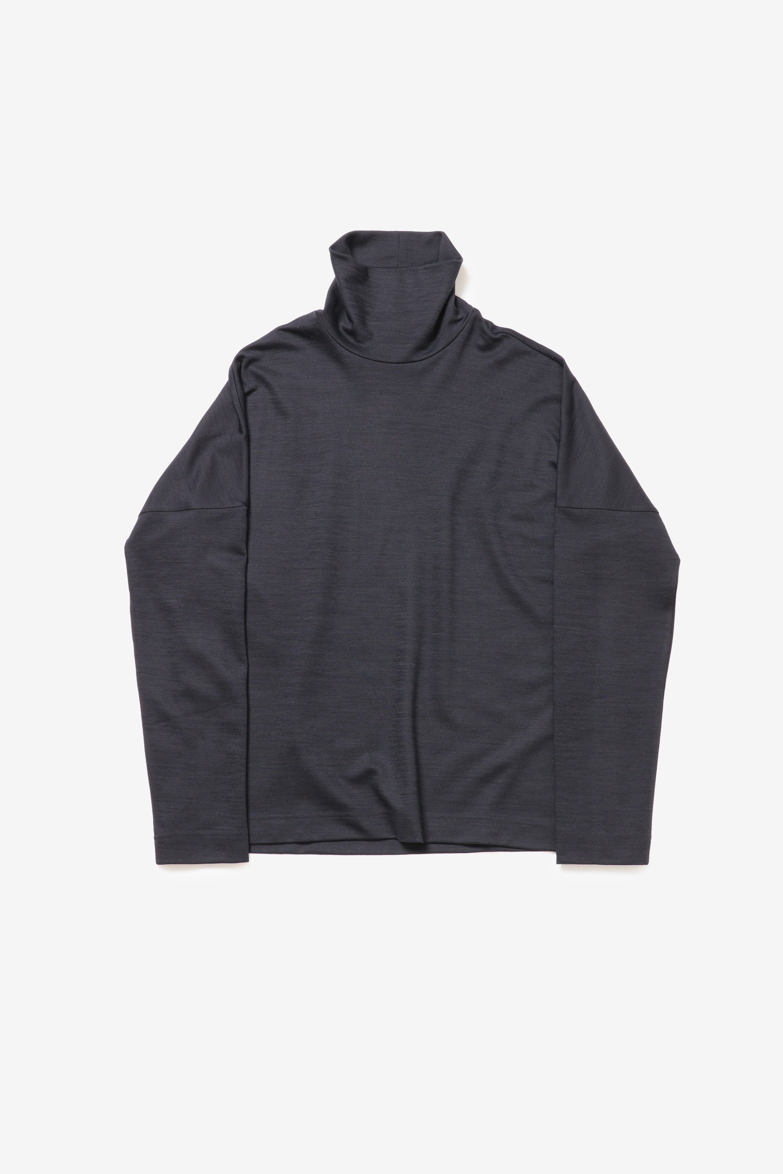 限定商品 ウール/ナイロンスムース ハイネックカットソーL/S〔AJ52-114〕