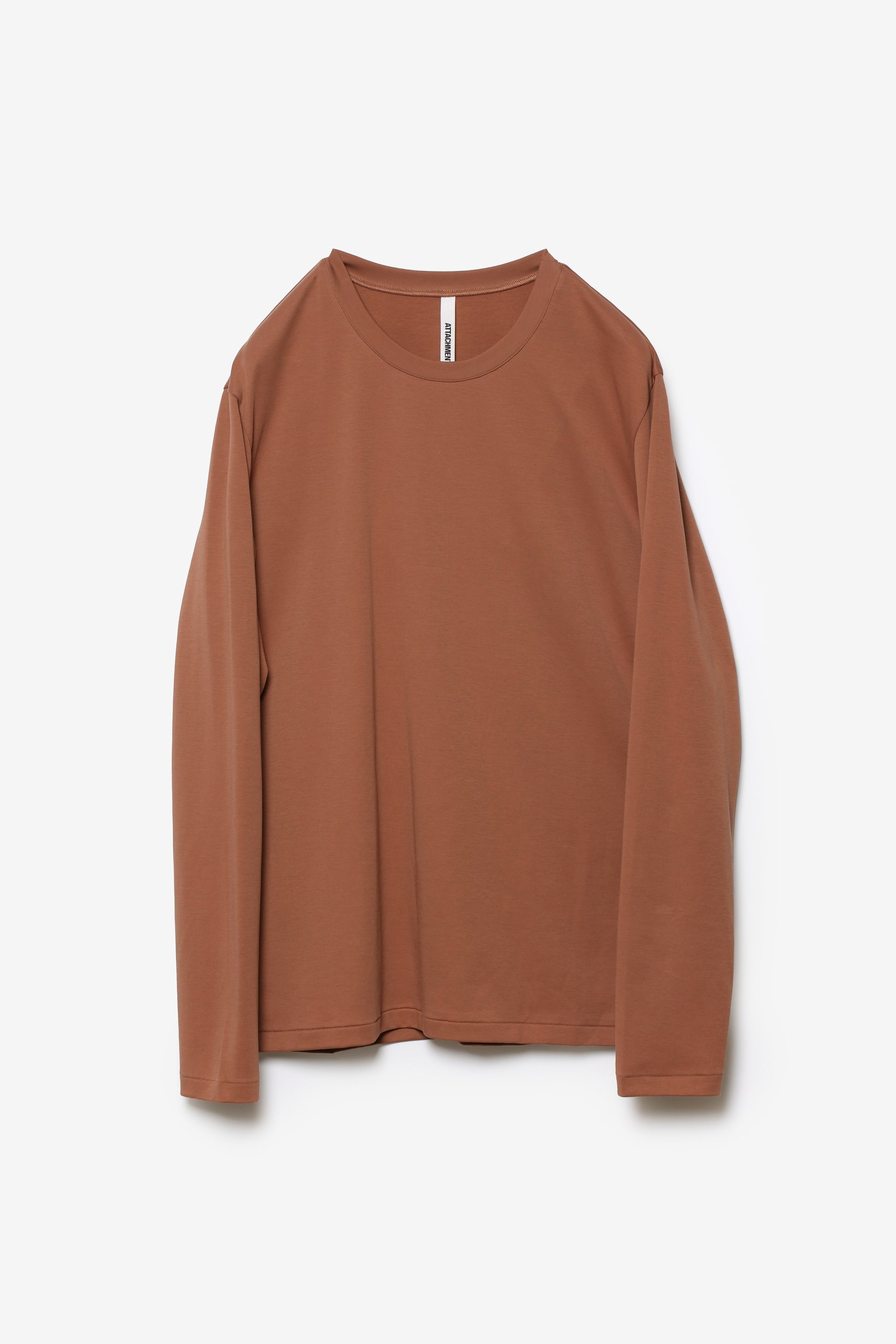 コットンダブルフェイス スリムフィットL/S Tシャツ〔AJ61-047〕