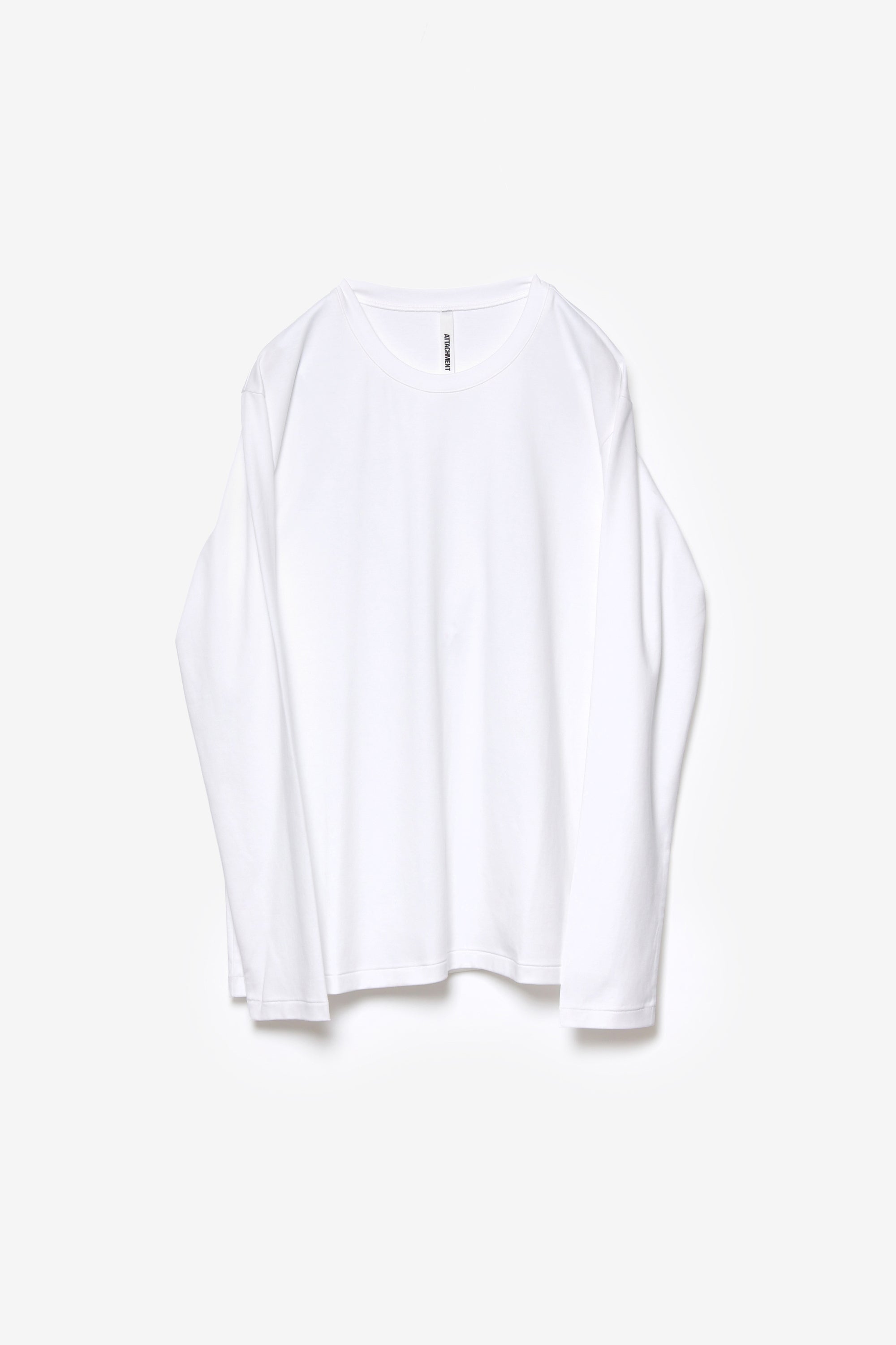 コットンダブルフェイス スリムフィットL/S Tシャツ〔AJ61-047〕