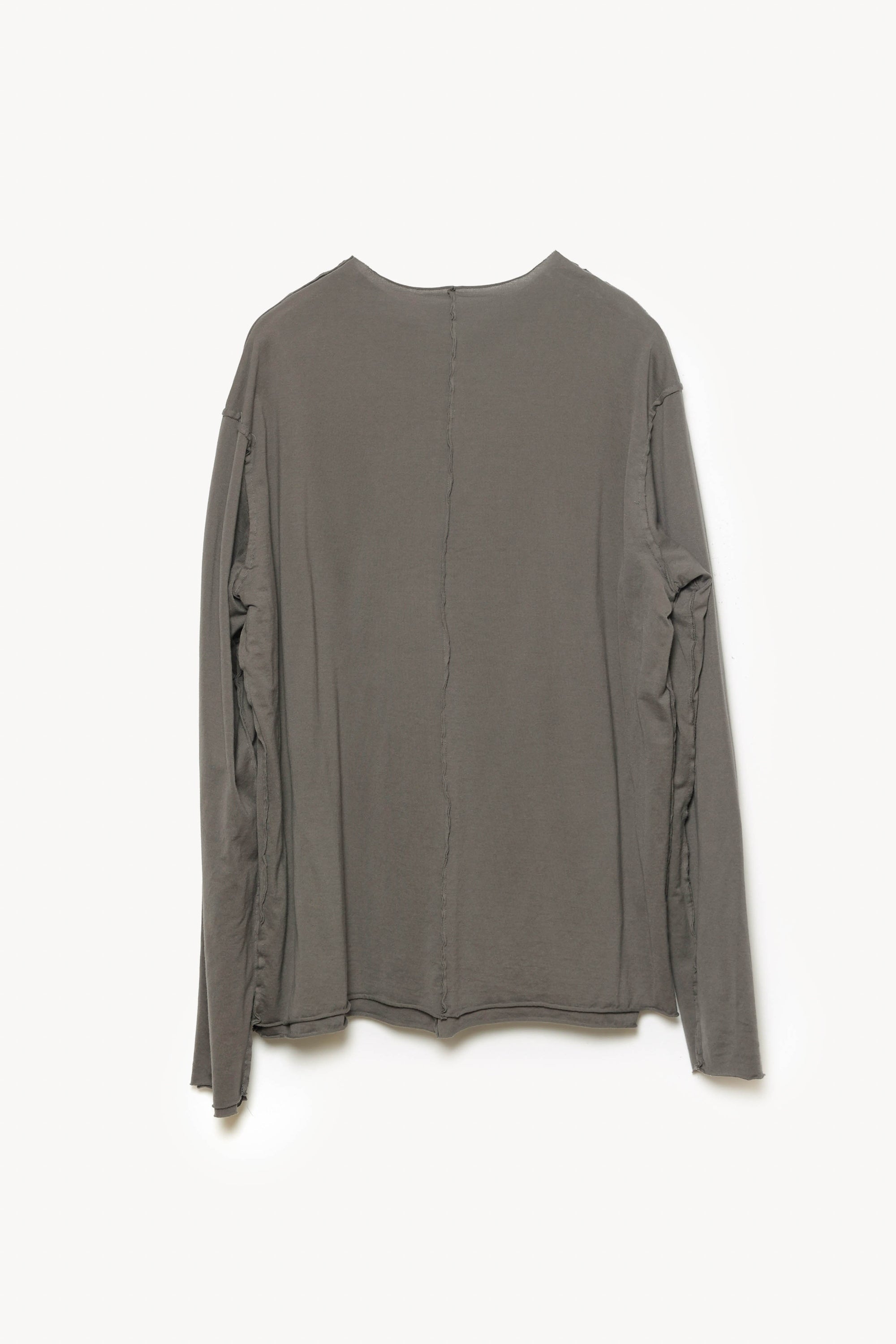 ピマコットンジャージー スリムフィットレイヤードL/S Tシャツ〔AJ61-073〕