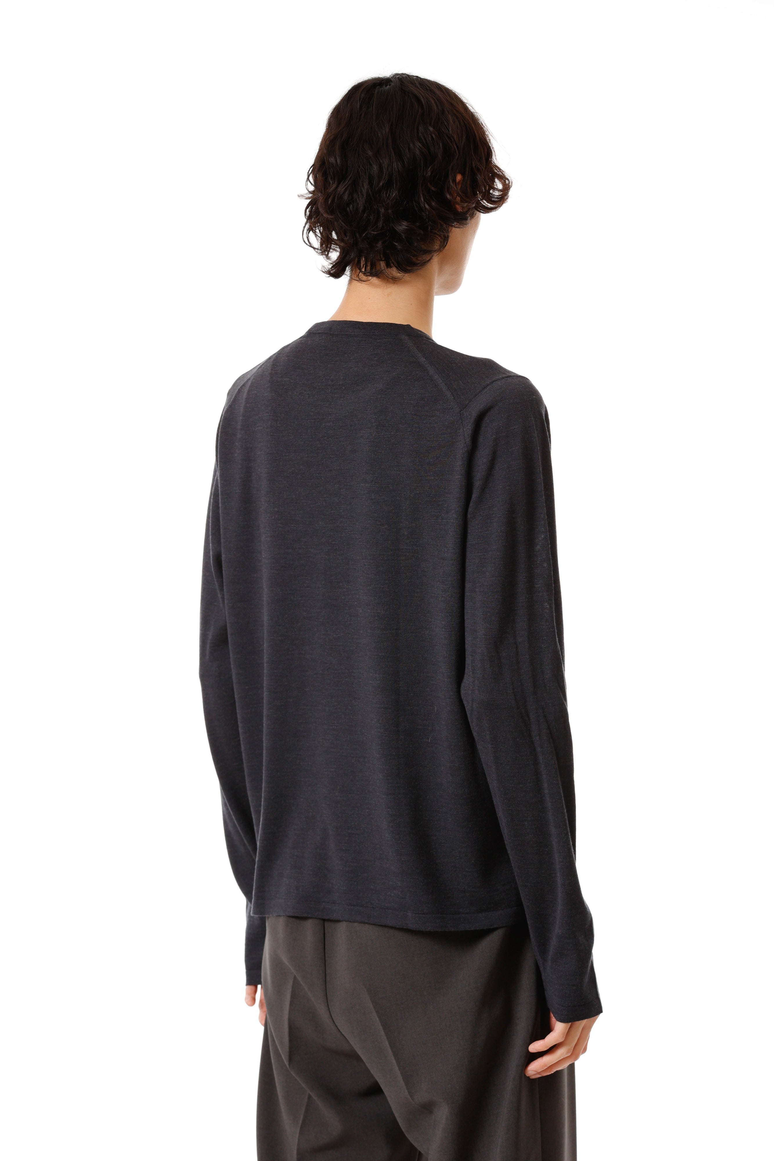 限定商品 × JOHN SMEDLEY MERINO EXTRAFINE WELTED CREW NECK L/S〔AK52-005〕