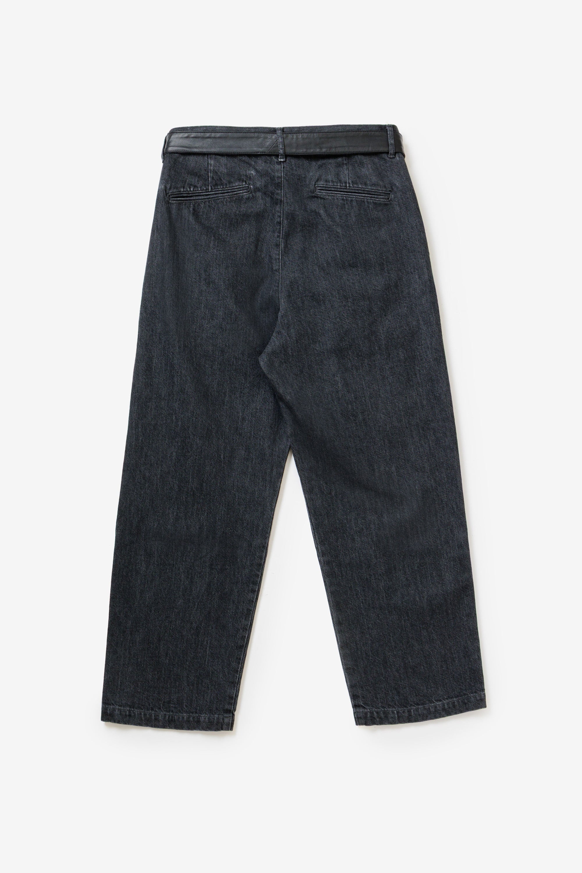 ATTACHMENT × JAPAN DENIM LEATHER BELTED VINTAGE PANTS〔AP61-112〕
