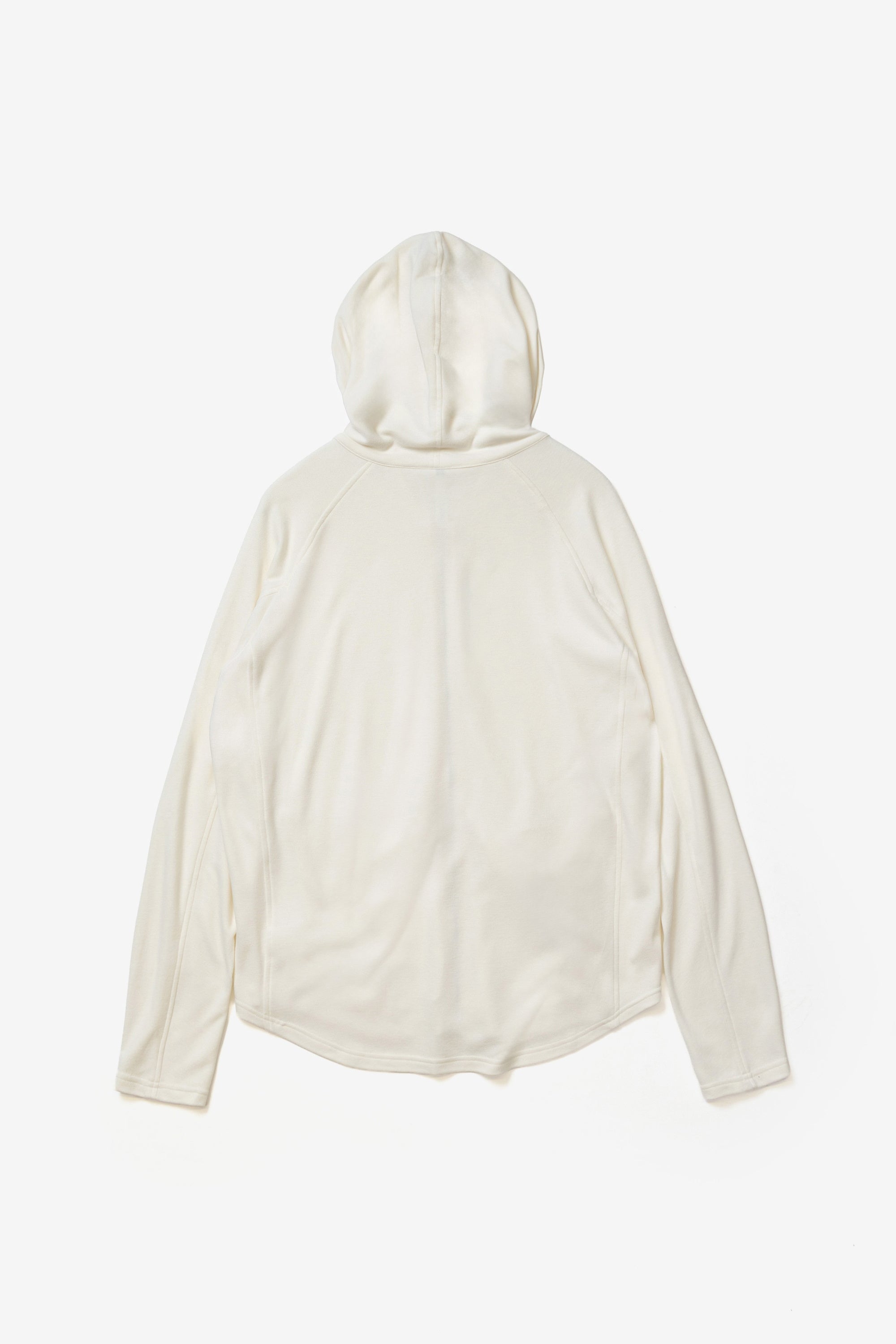 ビスコース/ポリエステルスムースジップアップライトフーディー〔MCKA0309086998〕