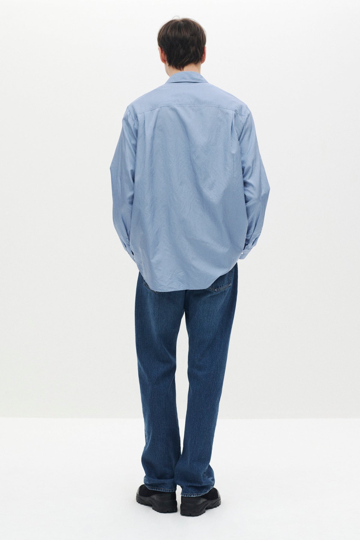 STILL ATTACHMENT シルクツイルL/Sシャツ〔MCKA0311076998〕