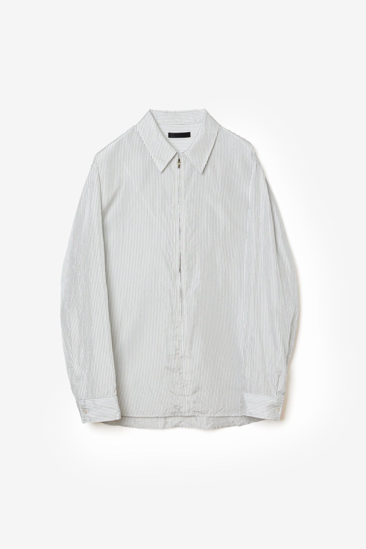 STILL ATTACHMENT シルクツイルジップヴァルーズL/Sシャツ〔MCKA0312076998〕
