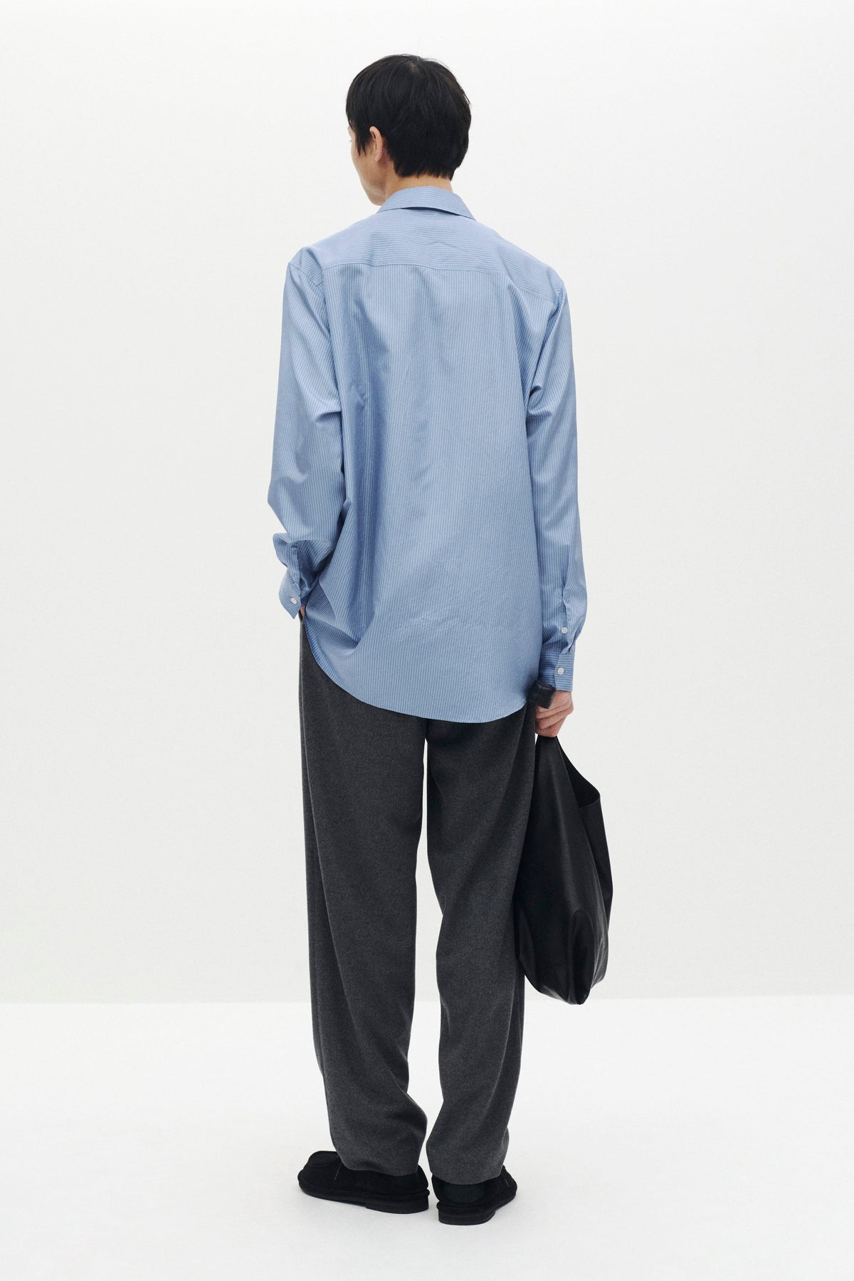 STILL ATTACHMENT シルクツイルジップヴァルーズL/Sシャツ〔MCKA0312076998〕