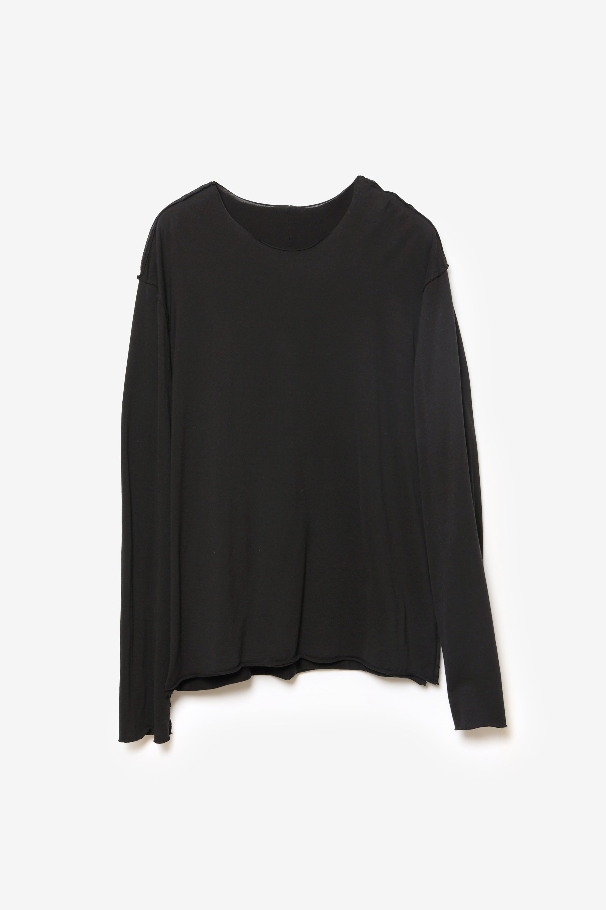ピマコットンジャージー スリムフィットレイヤードL/S Tシャツ〔AJ61-073〕