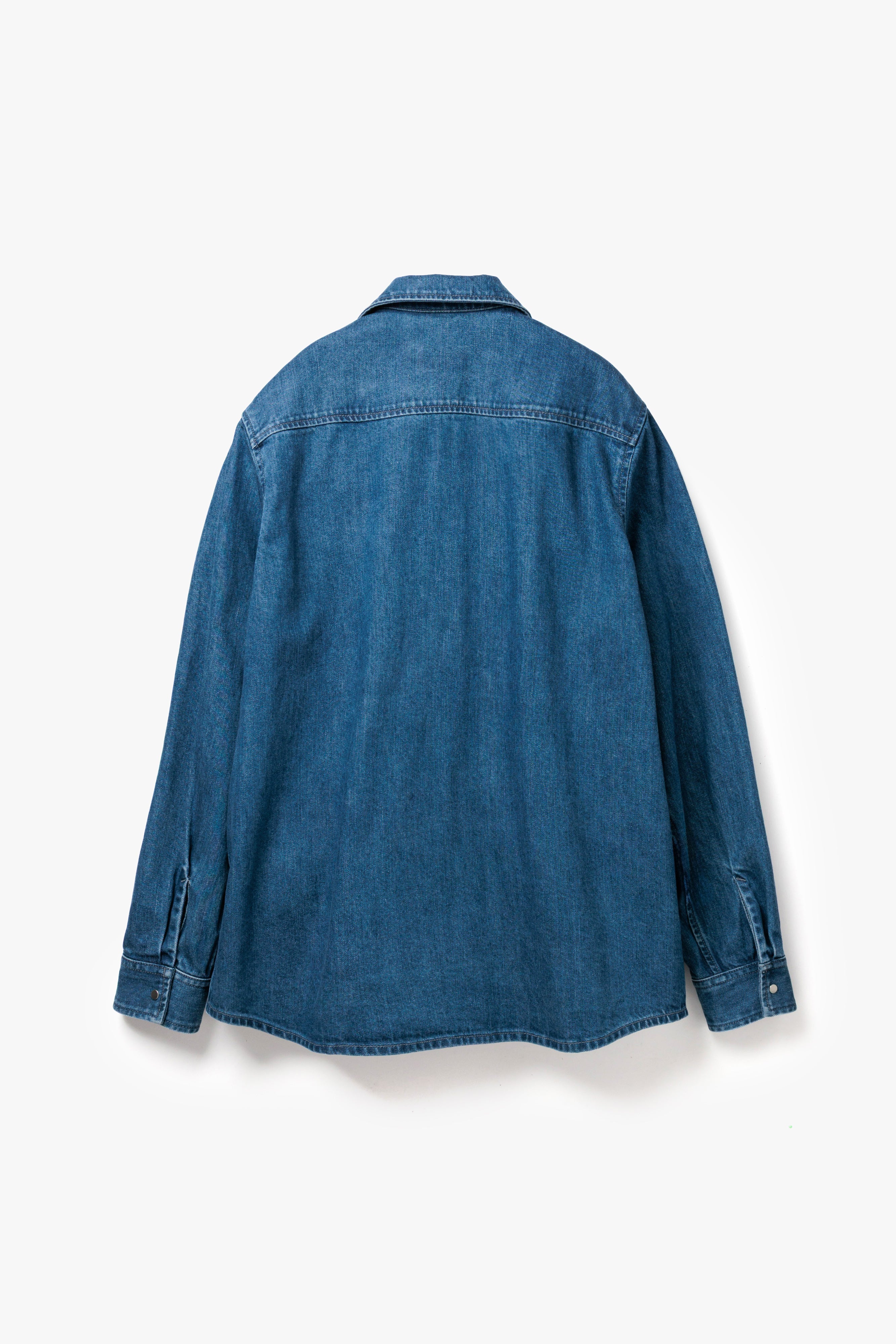 ATTACHMENT × JAPAN DENIM LEATHER STRAP VINTAGE SHIRT JACKET〔AS61