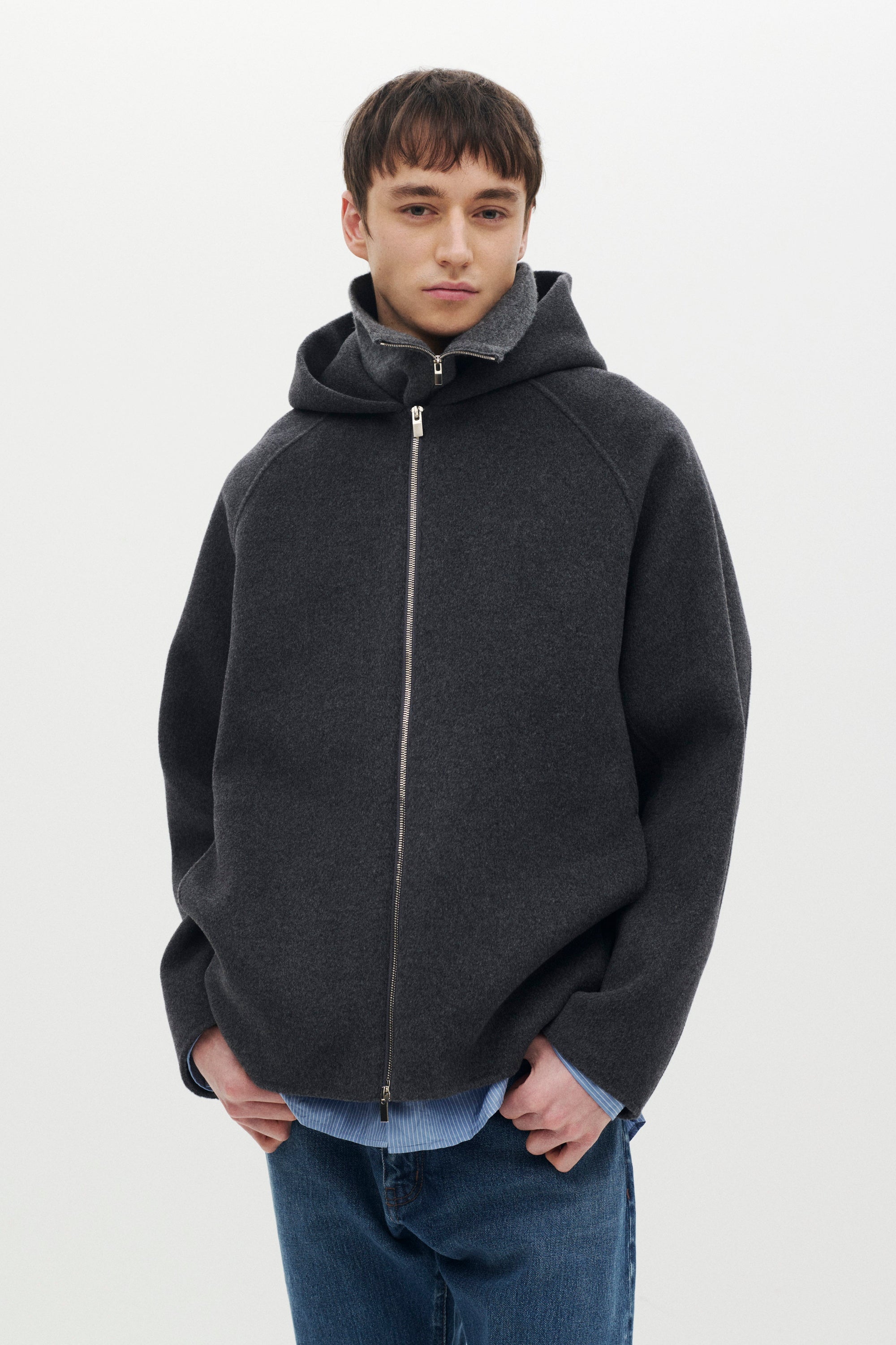 カシミヤニットネックウォーマー〔MCKA0245156998〕