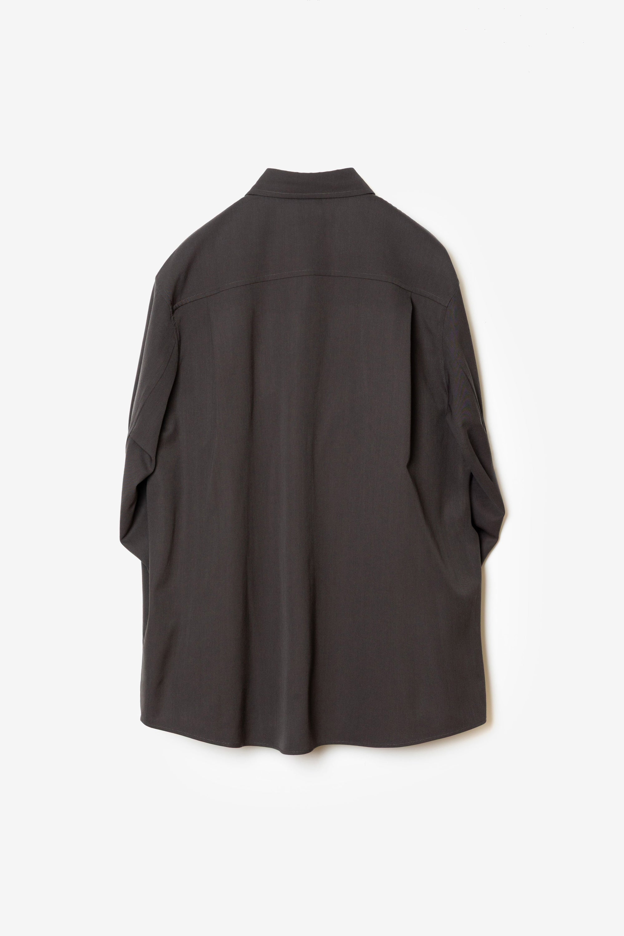 ウォッシャブルハイツイストギャバジンユーティリティL/Sシャツ〔MCKA0274076998〕