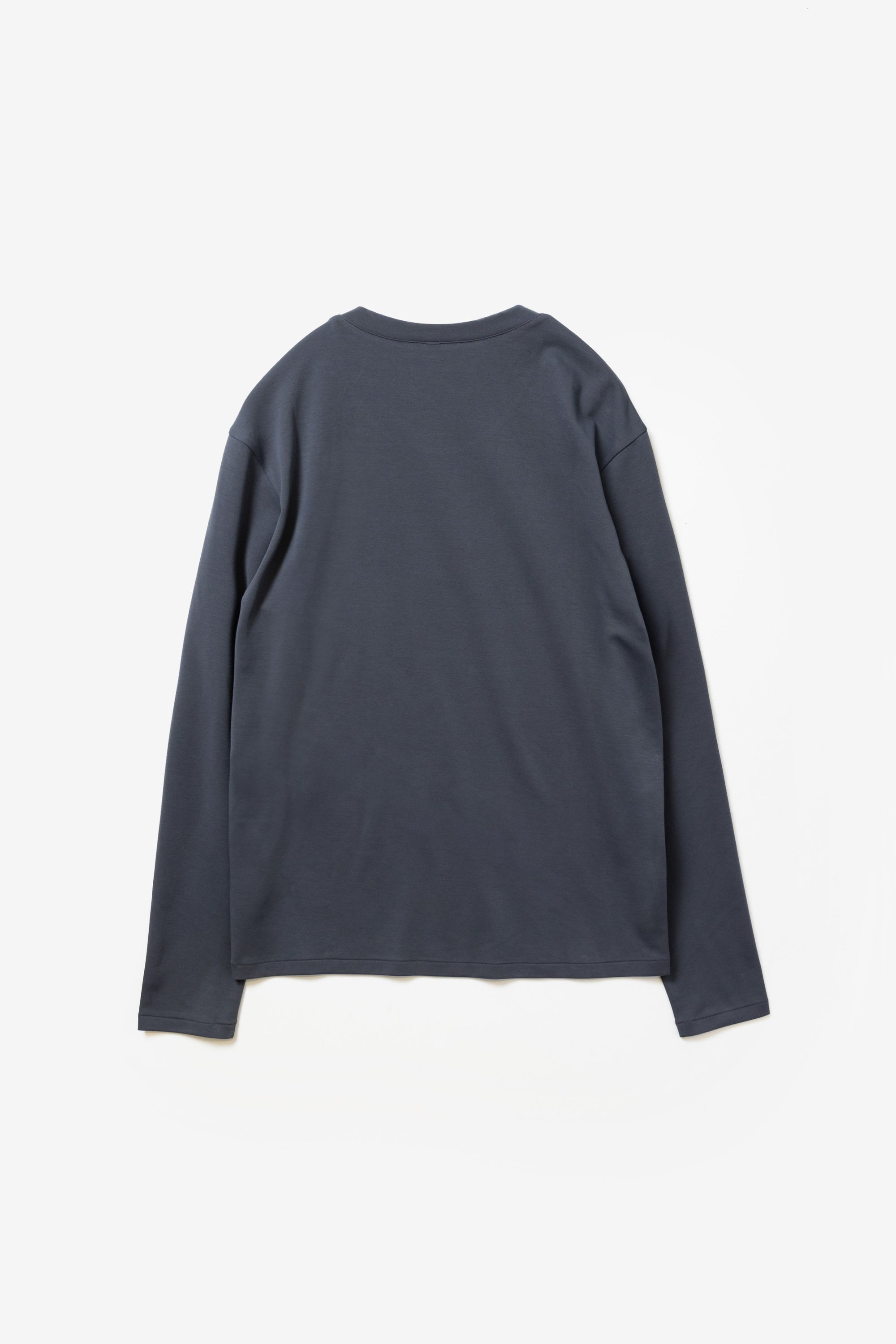 コットンダブルフェイススリムフィットL/Sカットソー〔MCKA0283086998〕