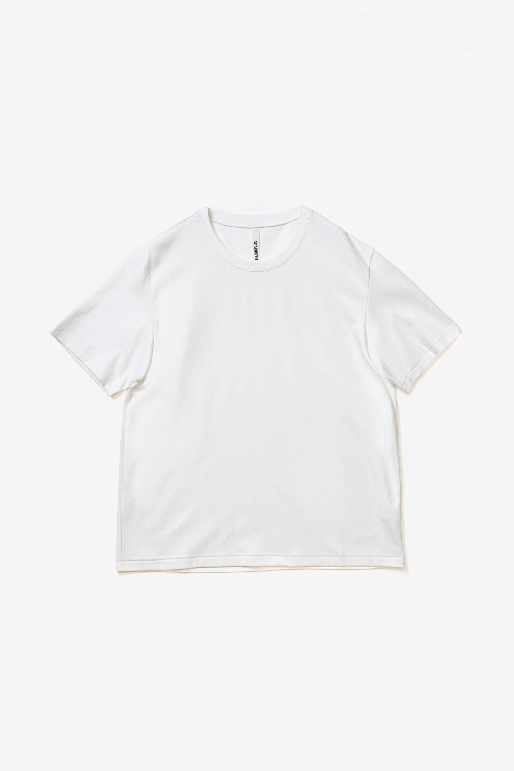 コットンダブルフェイススリムフィットS/Sカットソー〔MCKA0284086998〕