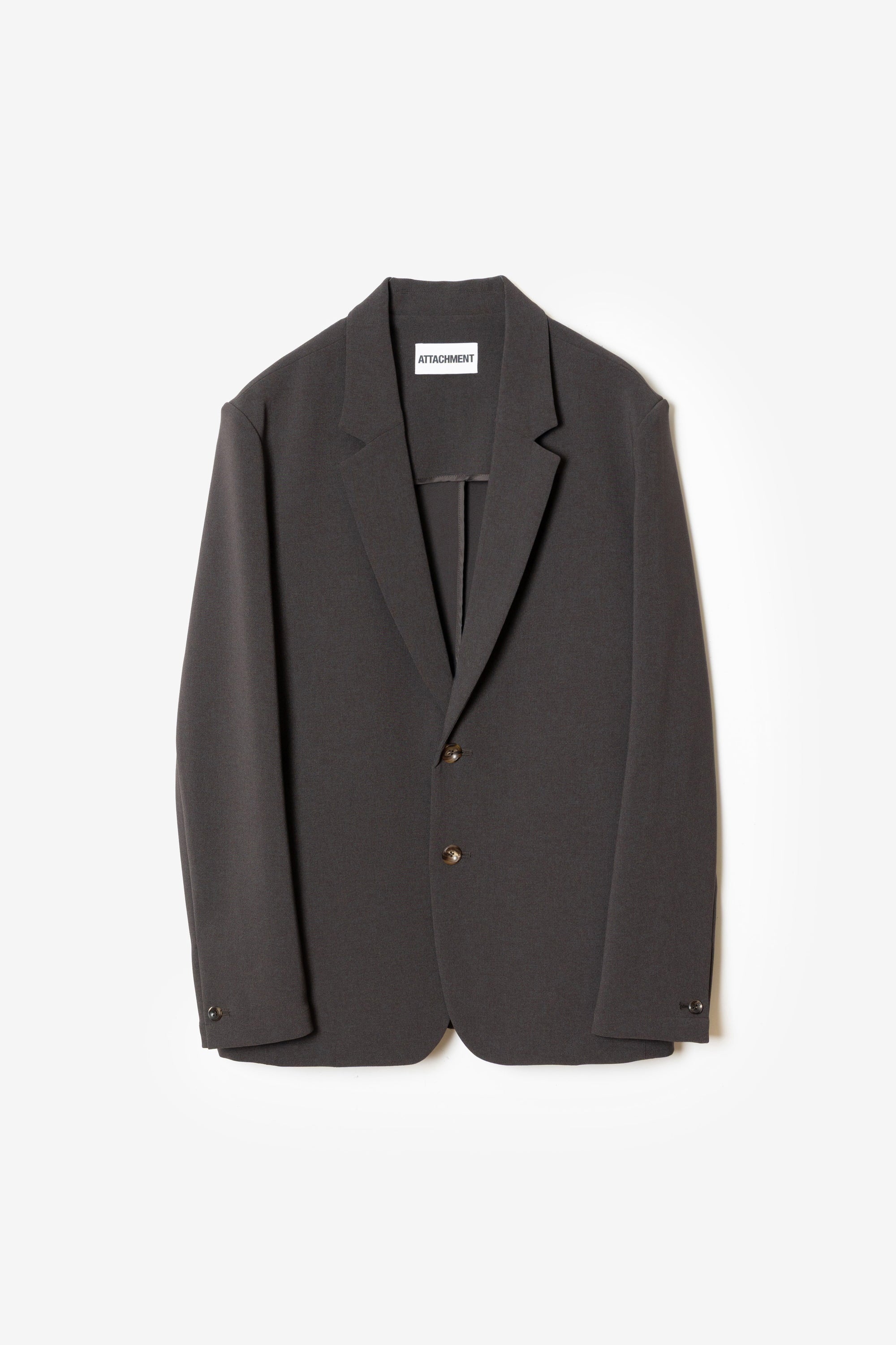 ポリエステルストレッチダブルクロス2Bジャケット〔MCKA0292046998〕