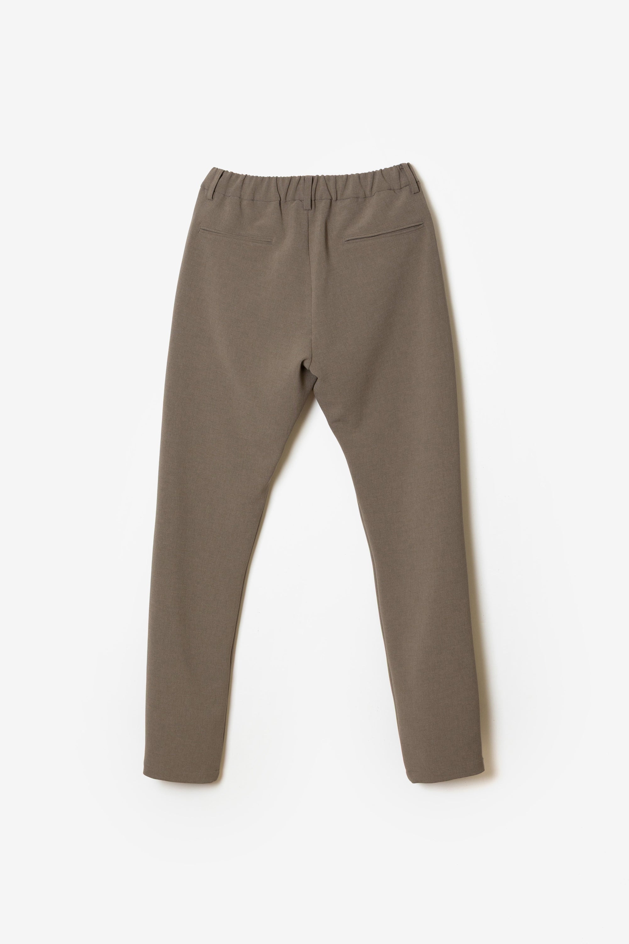 ポリエステルストレッチダブルクロスレギュラーフィット1タックパンツ〔MCKA0295106998〕