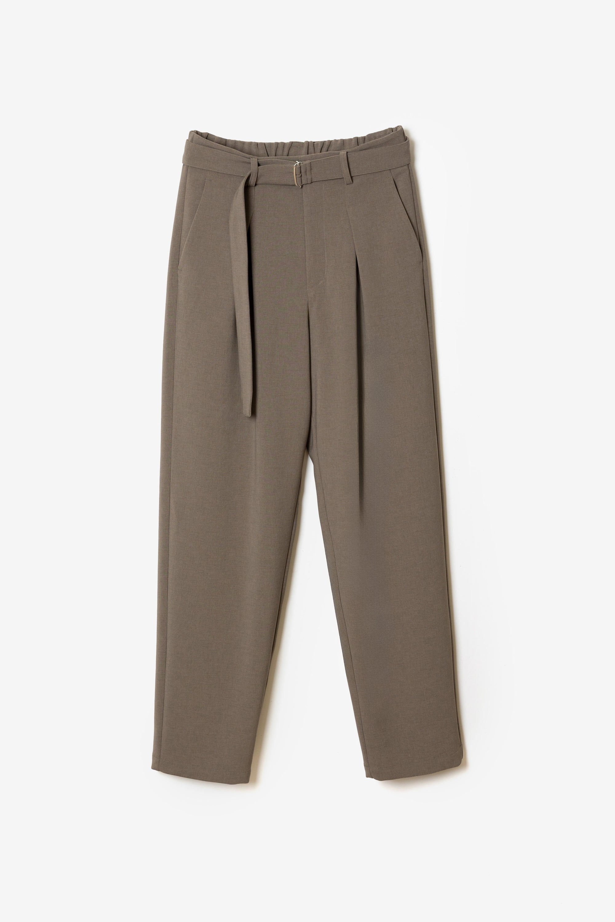 ポリエステルストレッチダブルクロスクロスタックパンツ〔MCKA0296106998〕