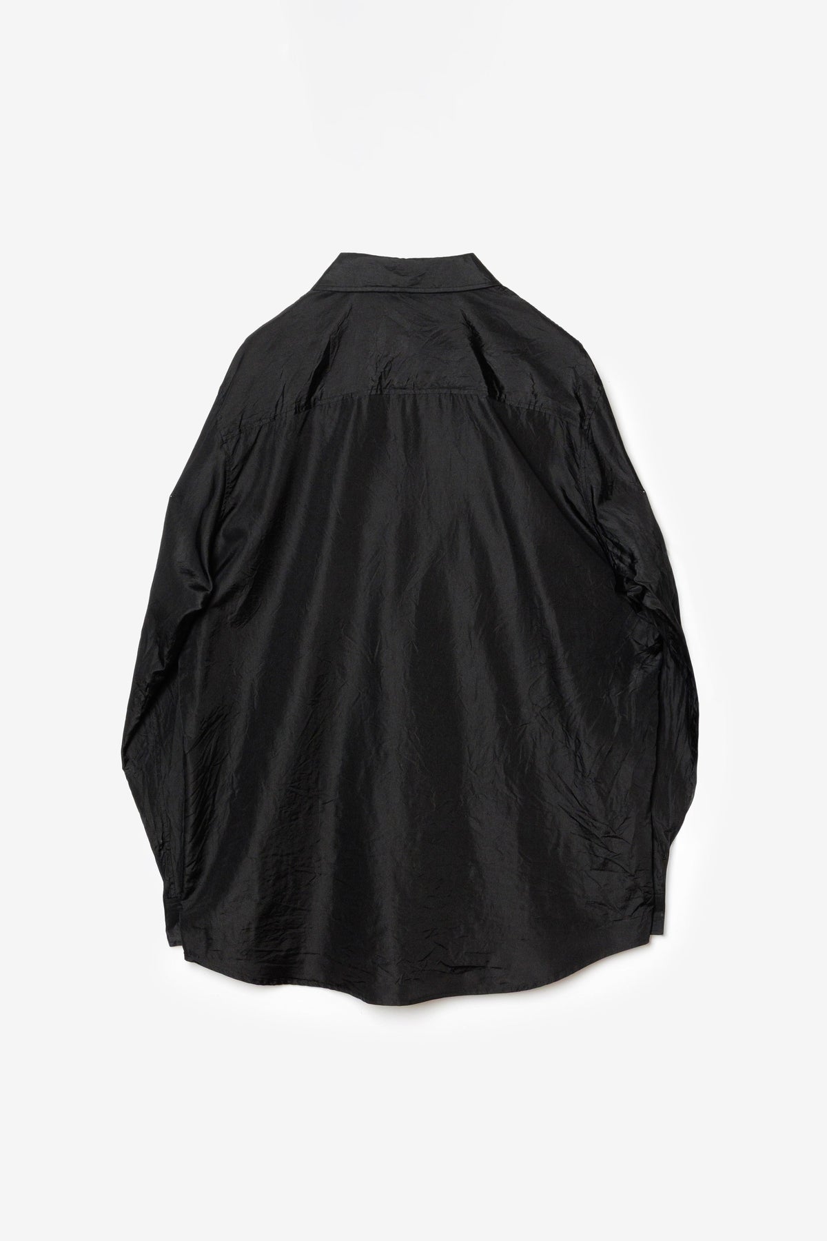 STILL ATTACHMENT シルクツイルジップヴァルーズL/Sシャツ〔MCKA0312076998〕