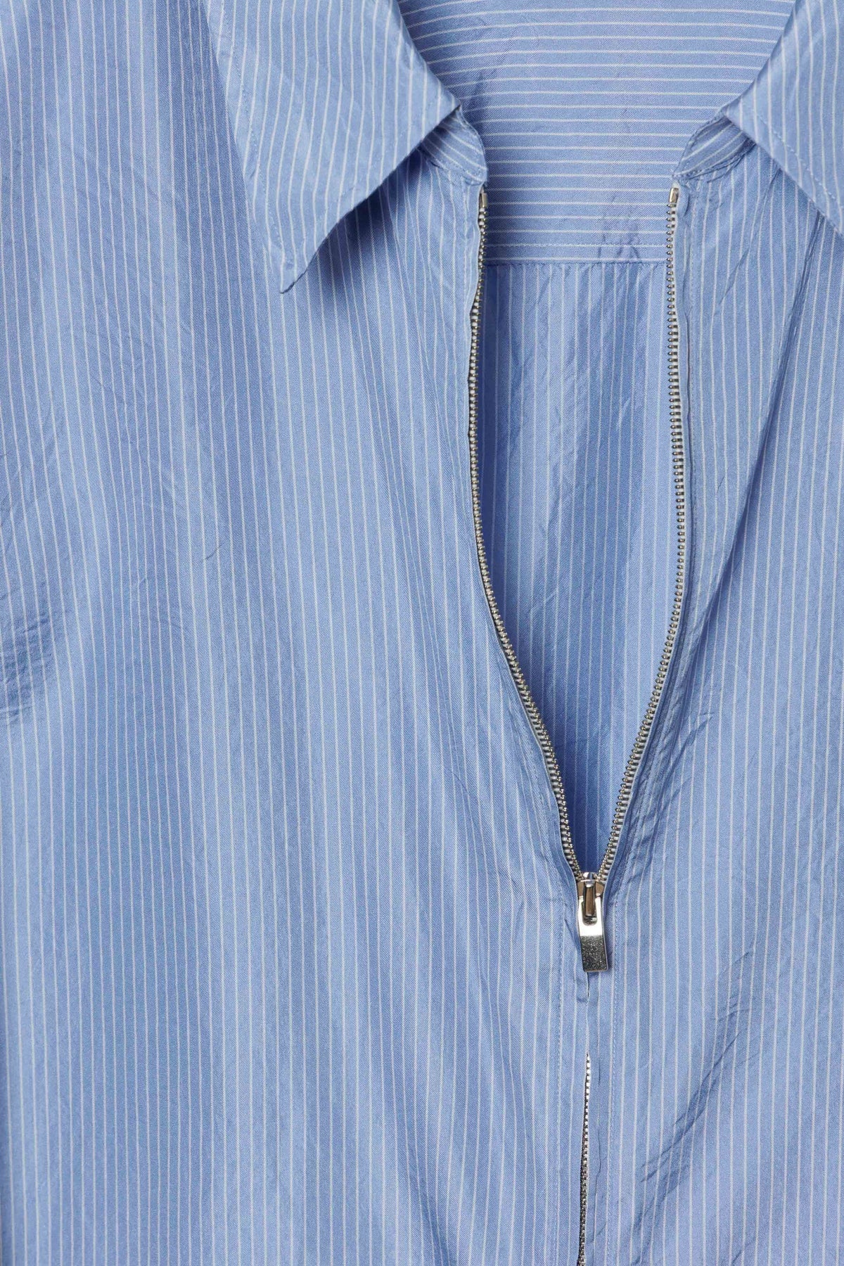 STILL ATTACHMENT シルクツイルジップヴァルーズL/Sシャツ〔MCKA0312076998〕
