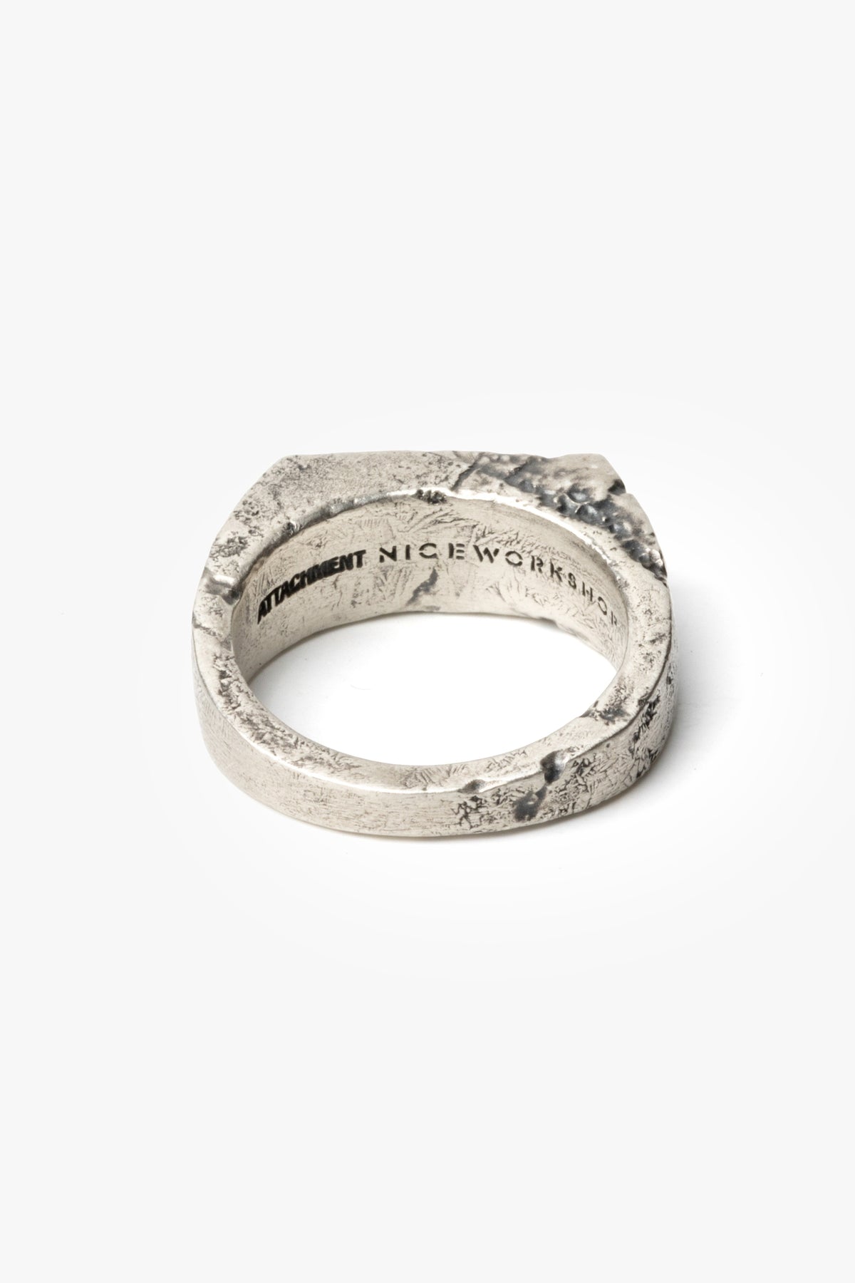 ATTACHMENT × NICEWORKSHOP SILVER RING〔MCKA0335156998〕