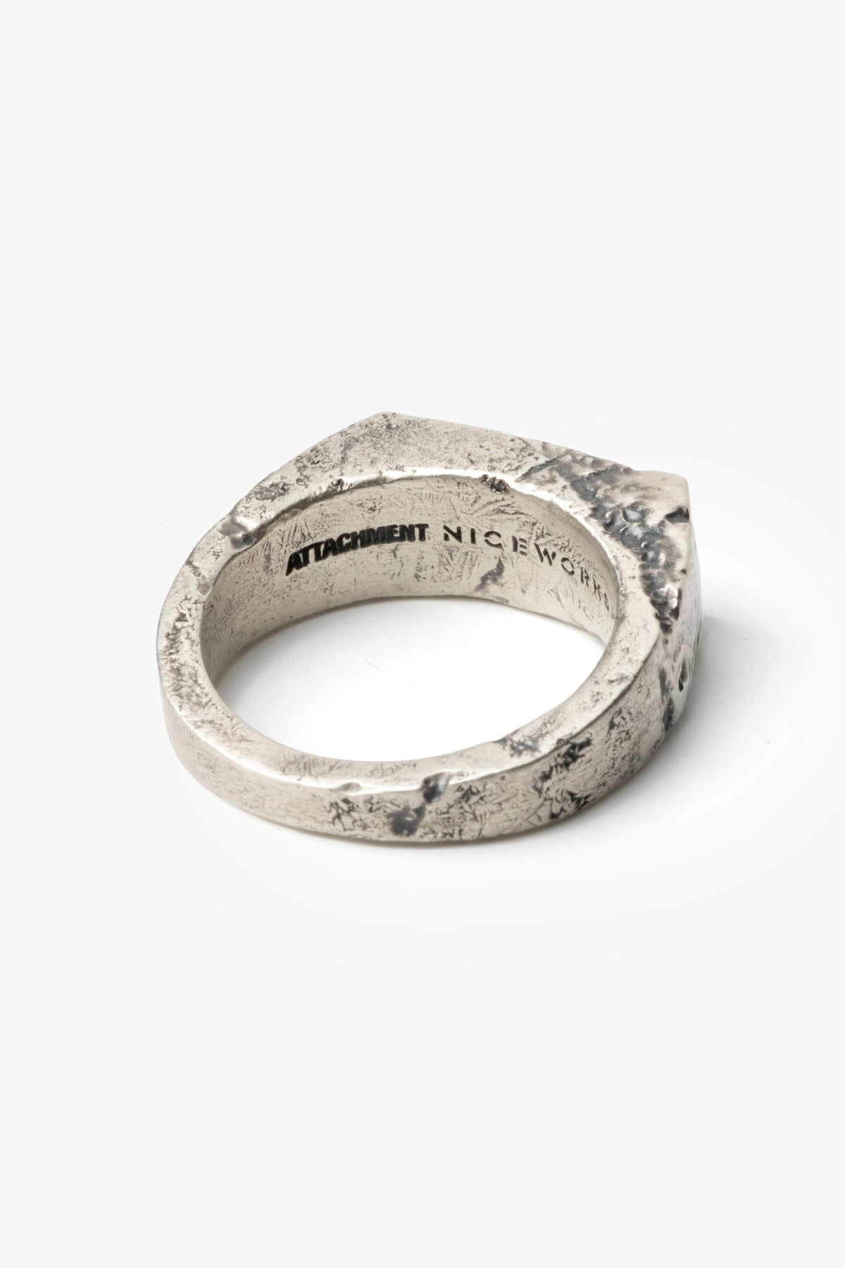 ATTACHMENT × NICEWORKSHOP SILVER RING〔MCKA0335156998〕