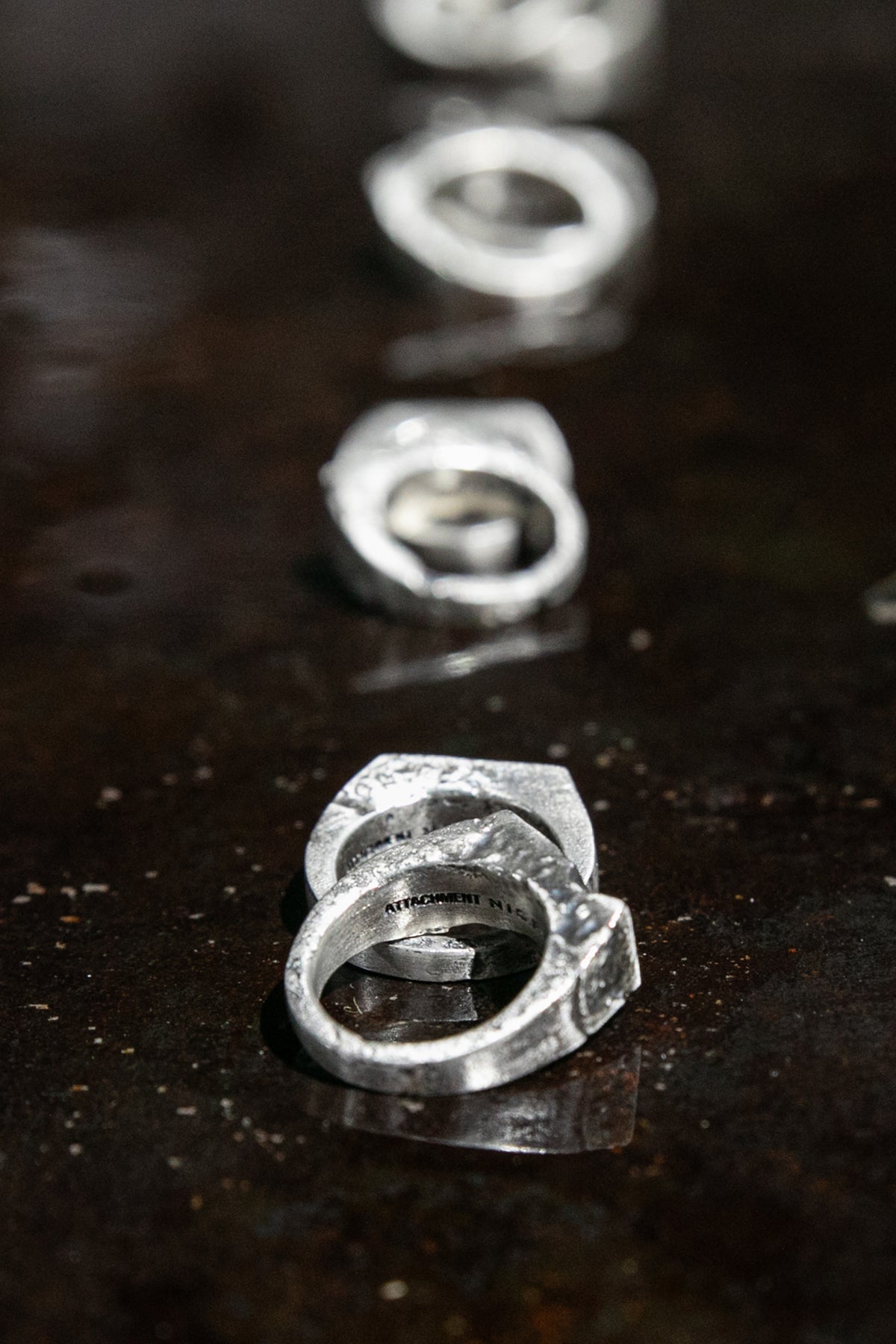 ATTACHMENT × NICEWORKSHOP SILVER RING〔MCKA0335156998〕